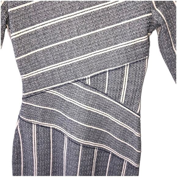 Anthropologie Maeve Wrapped Stripe Column Sheath Dress XS EUC - Picture 6 of 9